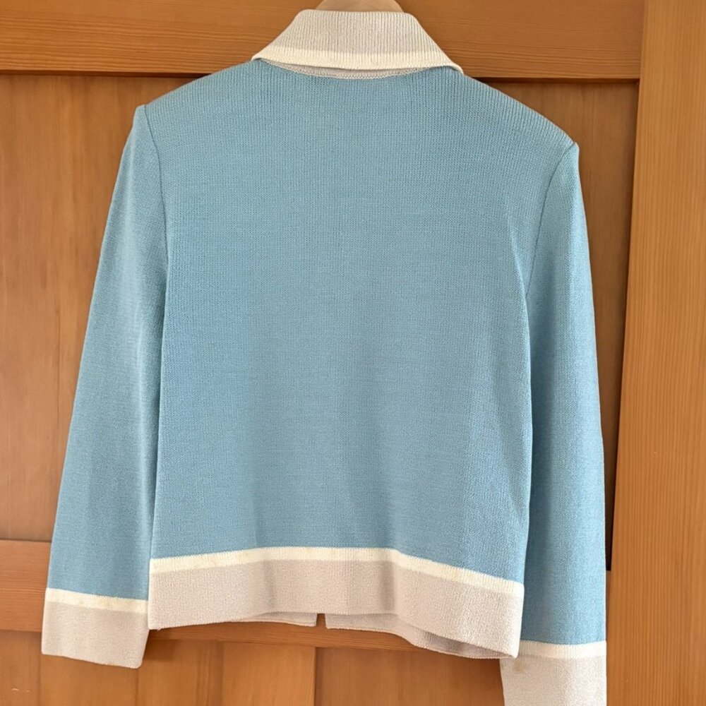 St John Collection by Marie Gray Zipper Sweater Jacket - Picture 2 of 5